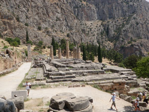 Ancient Delphi - The temple of Apollo